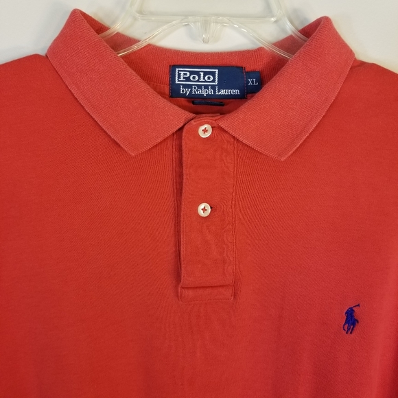 Polo Ralph Lauren Red Polo Shirt XL - Picture 9 of 16